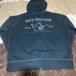 True Religion Black Hoodie